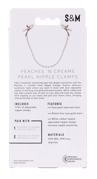 Peaches n' CreaMe Pearl Nipple Clamps