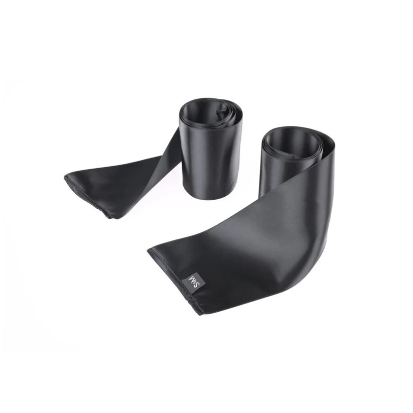 Black Silky Sash Restraints