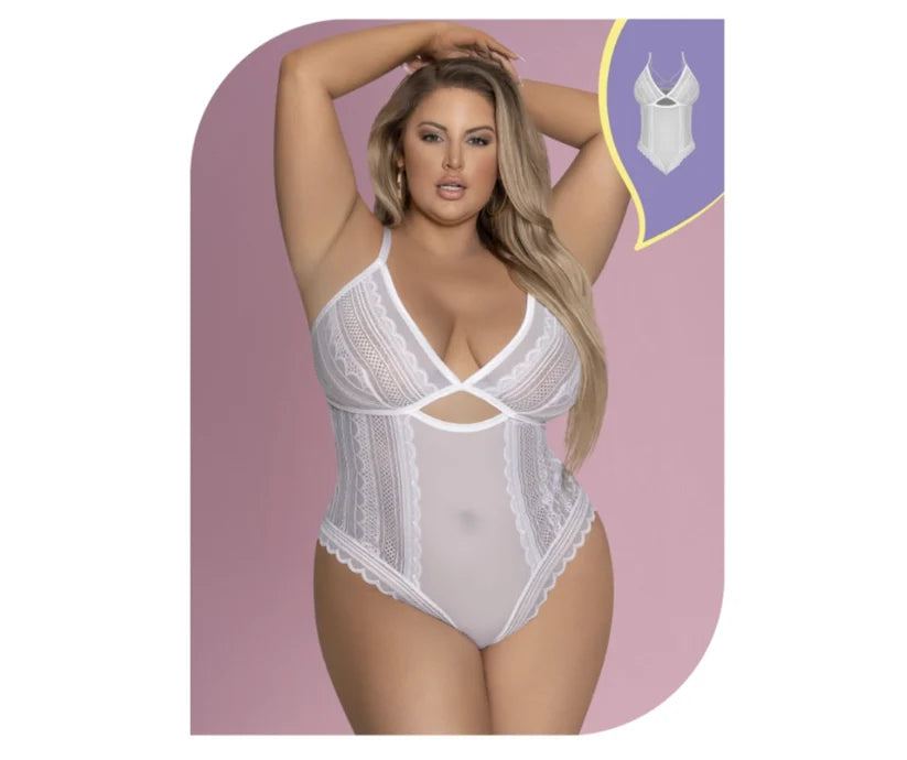 Lace & Mesh Teddy