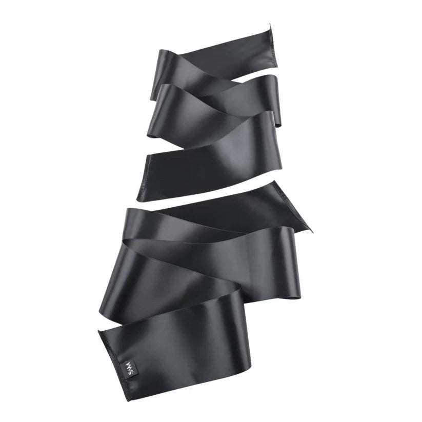 Black Silky Sash Restraints